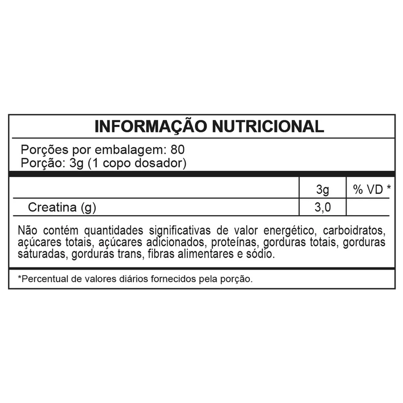 creatina sem sabor - 240g