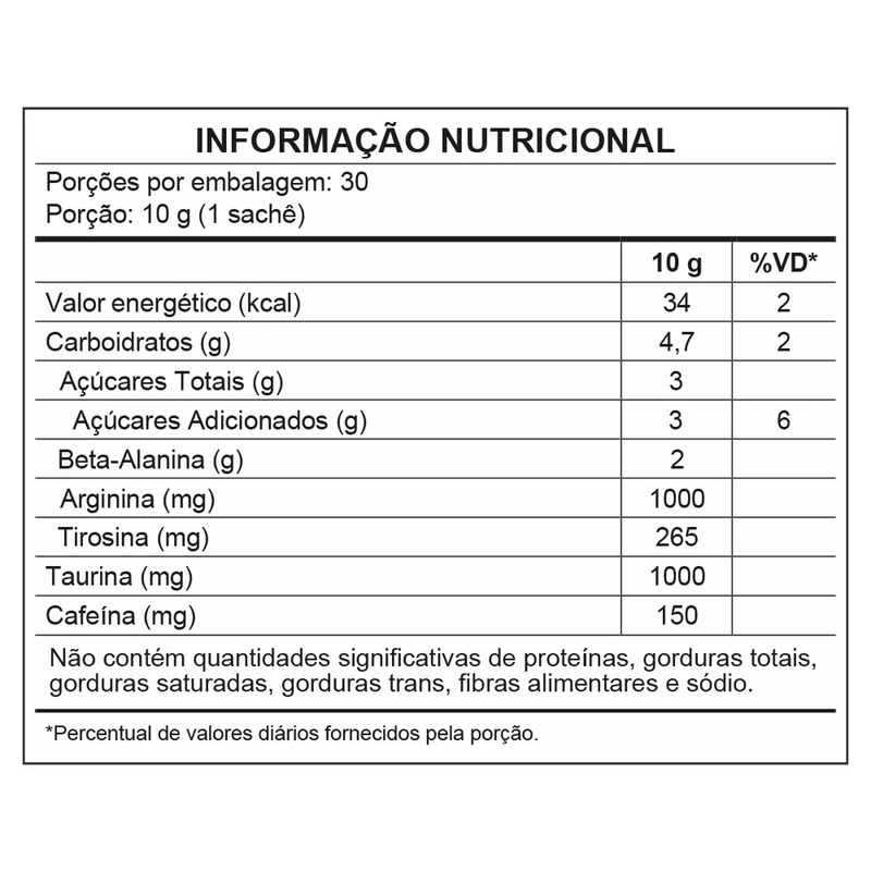 power pink de maçã verde - pré-treino – 300g