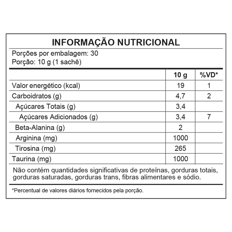 power pink sem cafeína de maçã verde - pré-treino - 300g