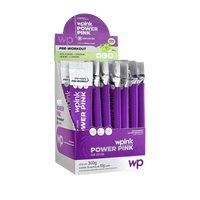 power pink sem cafeína de uva verde - pré-treino - 300g
